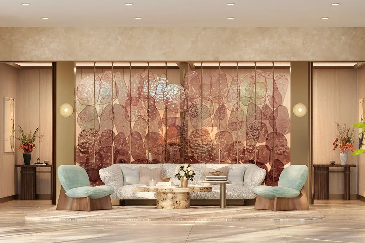 Canvaz Palette, Phuket: Co-living lounge (rendering)