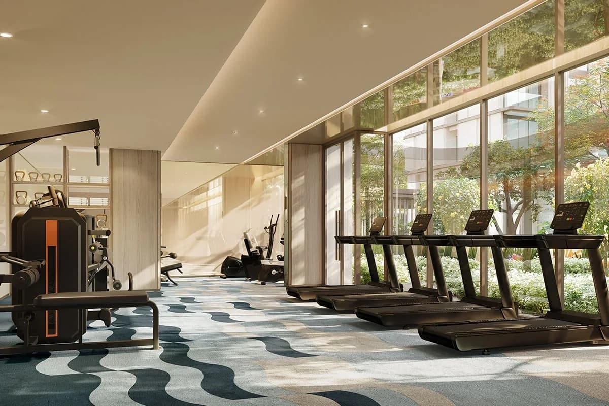 Canvaz Palette, Phuket: Fitness room (rendering)