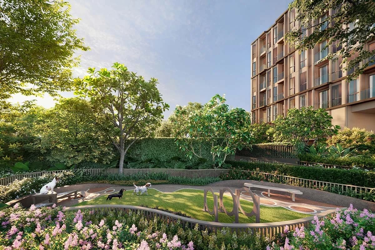 Canvaz Palette, Phuket: Pet yard (rendering)