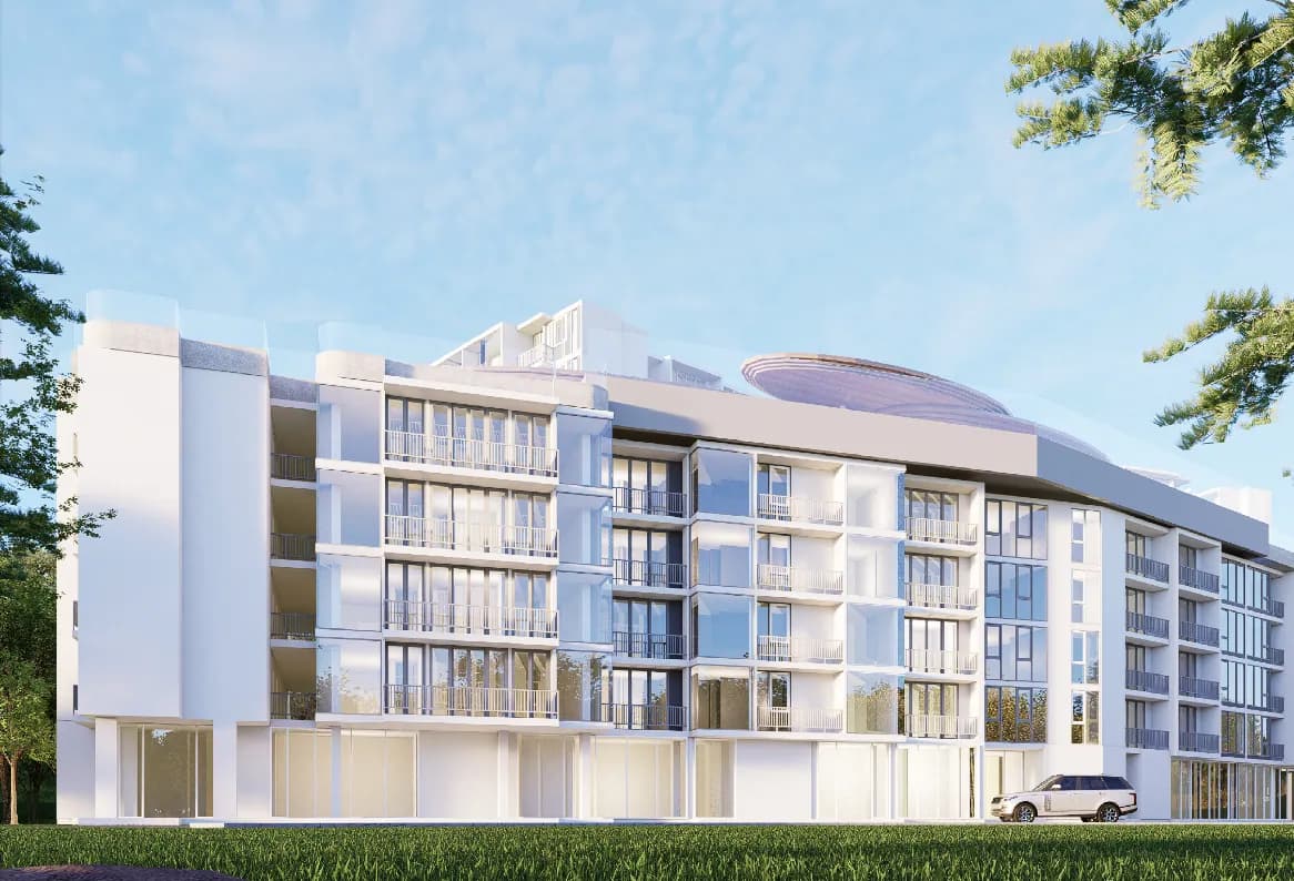 VIP Space Odyssey, Phuket: condominium facade with curved rooftop forms (rendering)