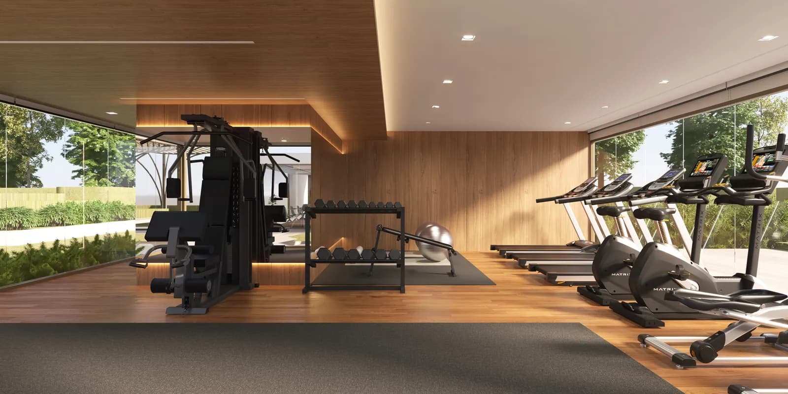 VIP Tropika, Phuket: fitness room with cardio and strength equipment (rendering)