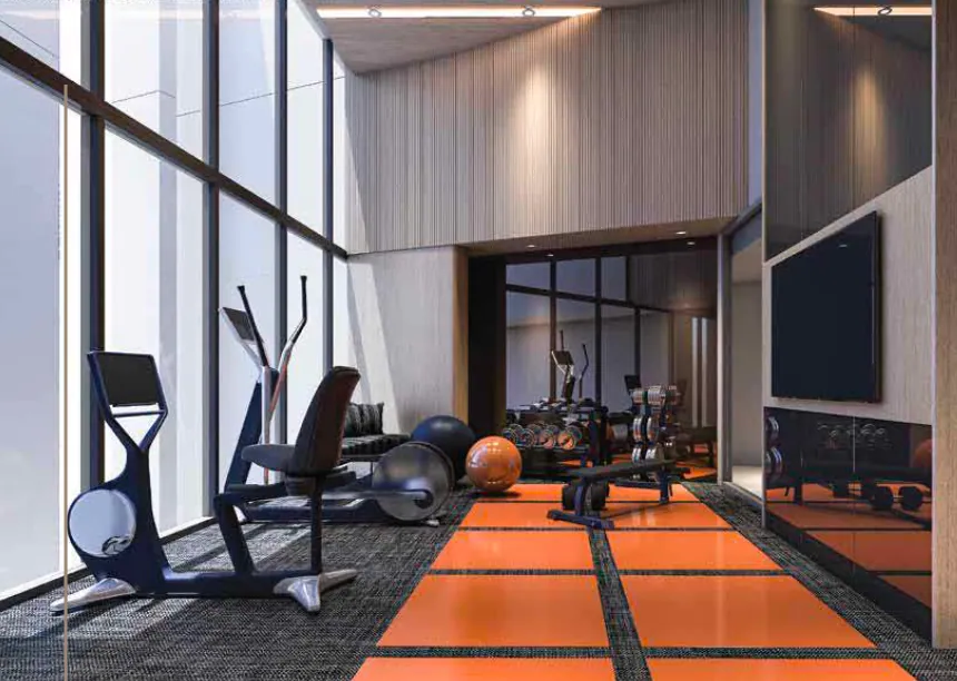 VIP Venus Karon, Phuket: fitness room with cardio equipment and training space (rendering)