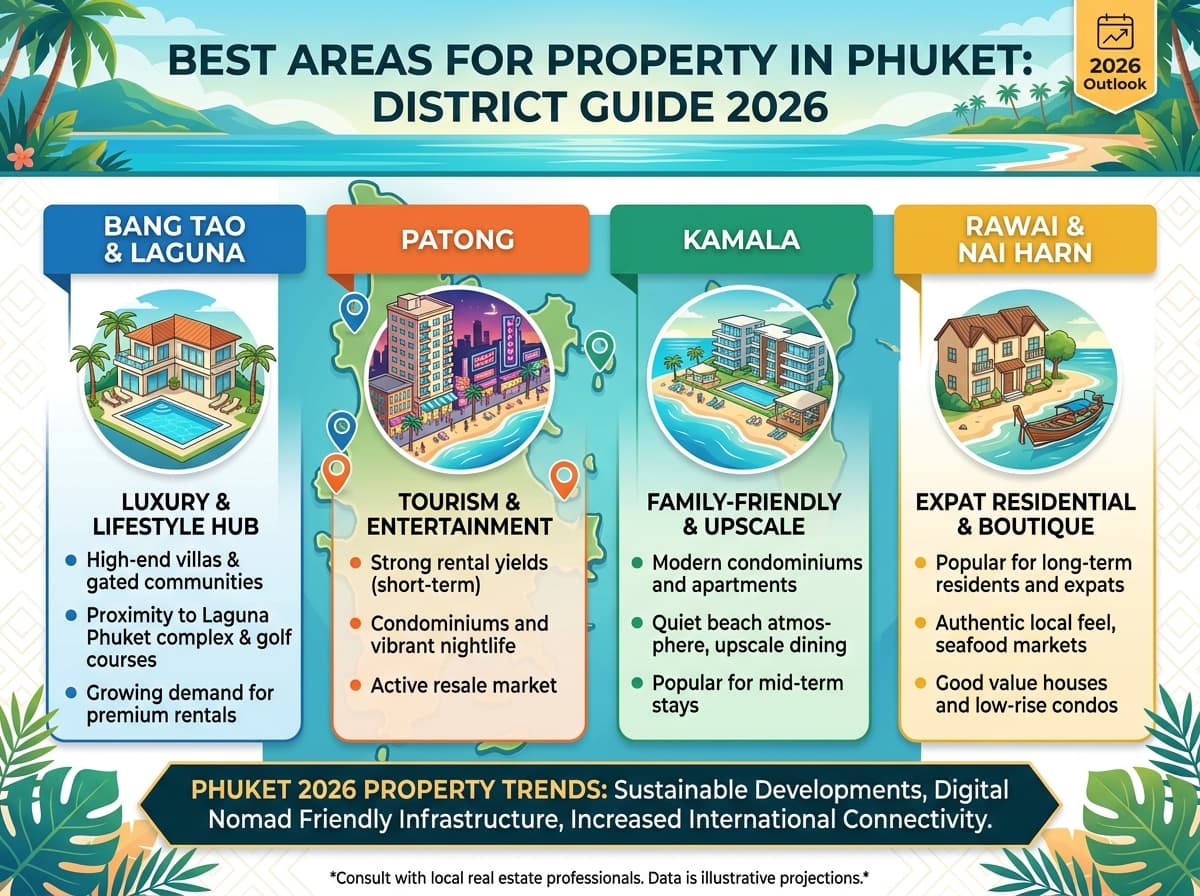 Best Areas to Buy Property in Phuket: District Guide 2026