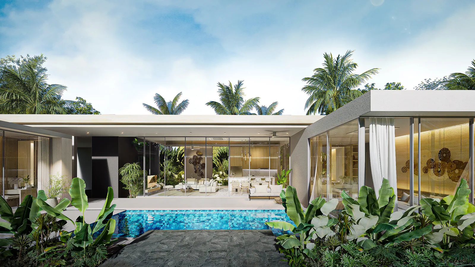 Amrits Luxury Villas, Nai Yang, Phuket: U-förmige Villa mit privatem Pool (Visualisierung)