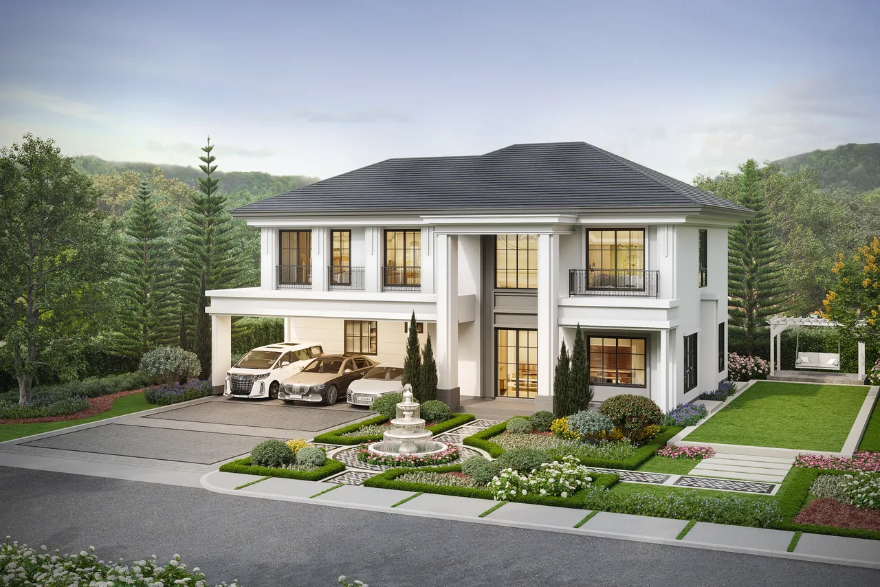 Setthasiri Koh Kaew Retreat, Phuket: house exterior with a landscaped front garden (rendering)