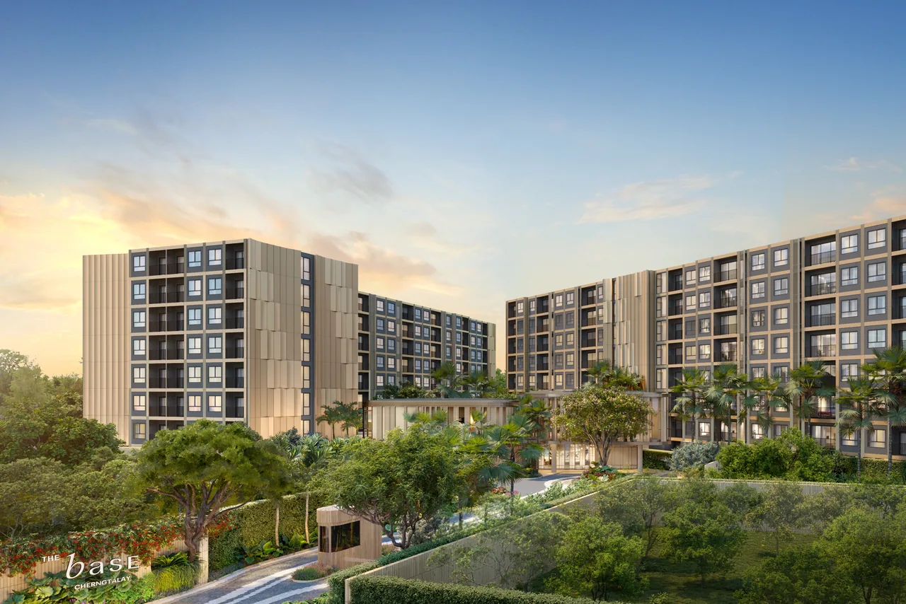 The Base Cherngtalay, Phuket: residential exterior and entrance (rendering)
