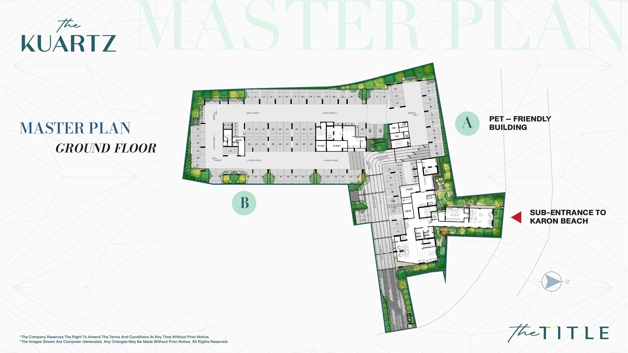 The Title Kuartz, Karon: ground-floor master plan