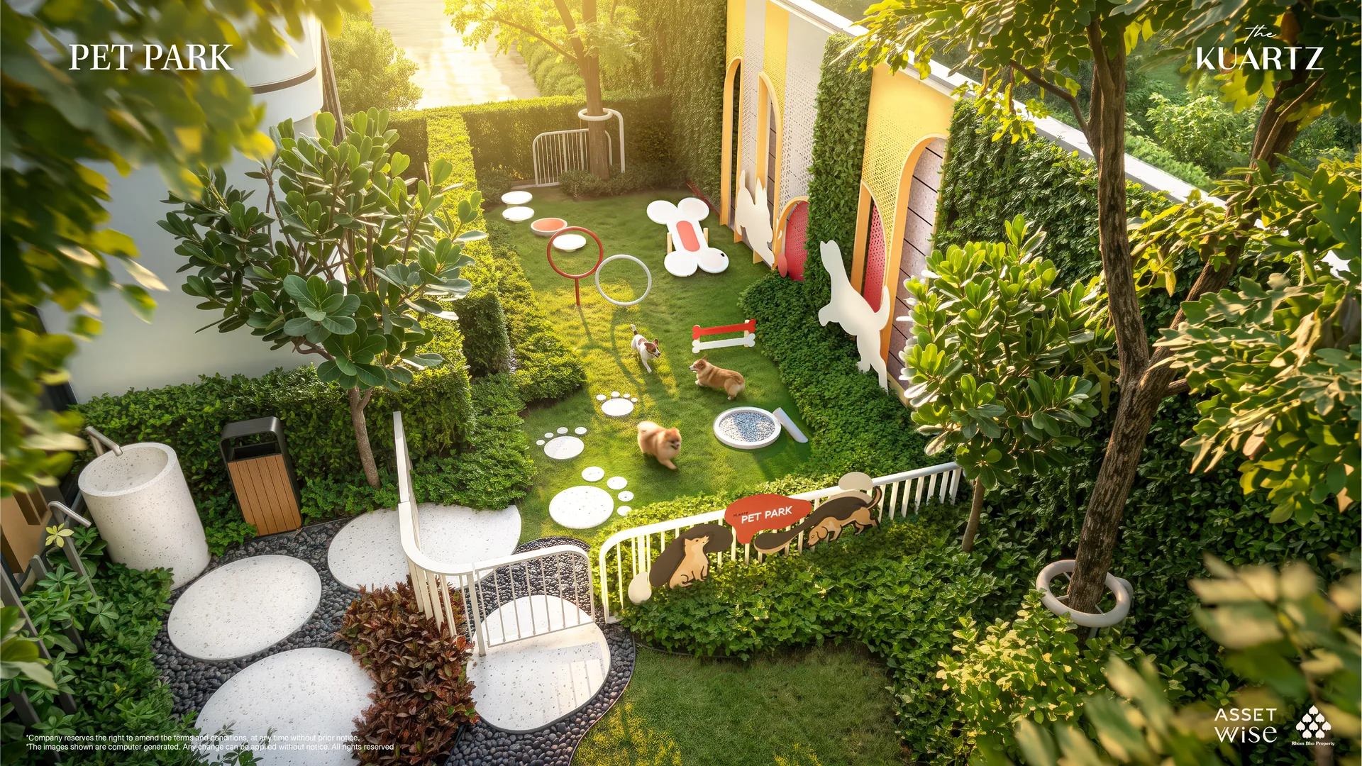 The Title Kuartz, Karon: pet park (rendering)