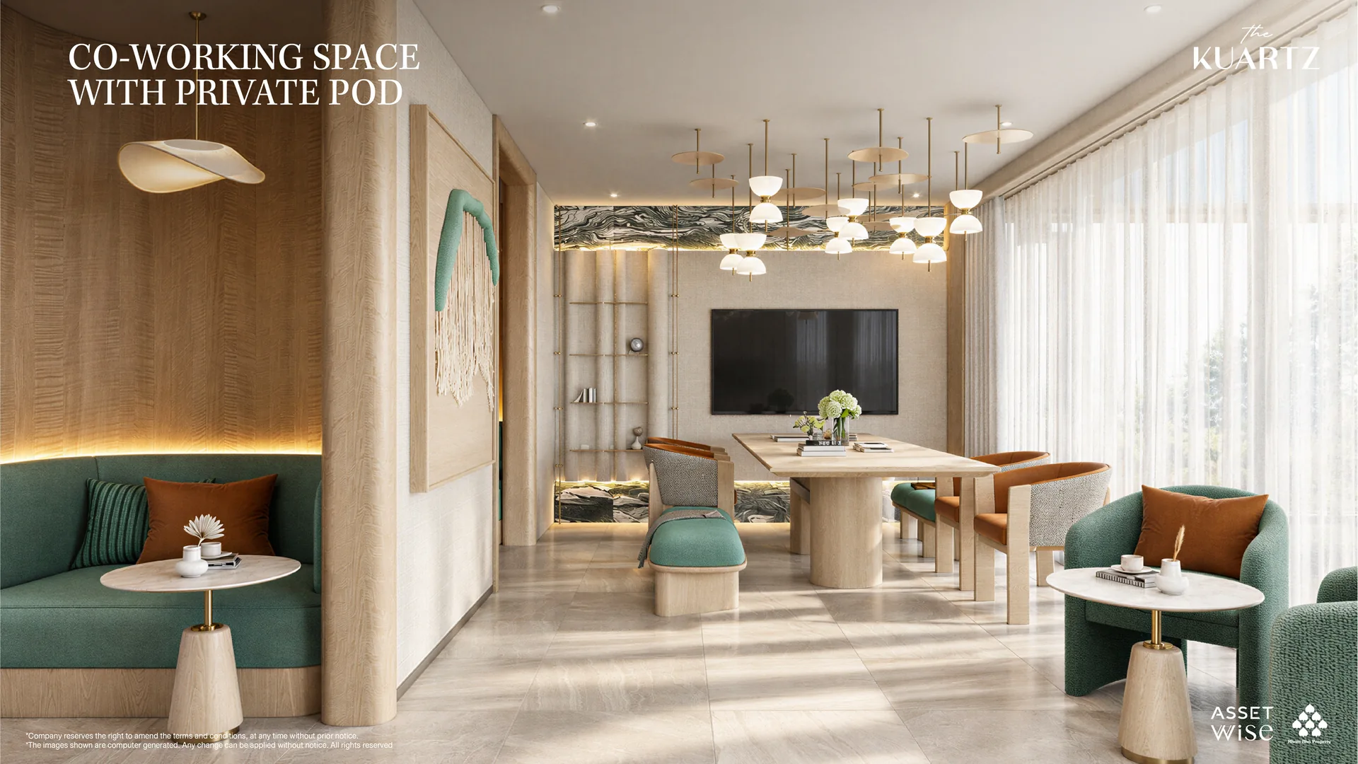 The Title Kuartz, Karon: coworking space (rendering)