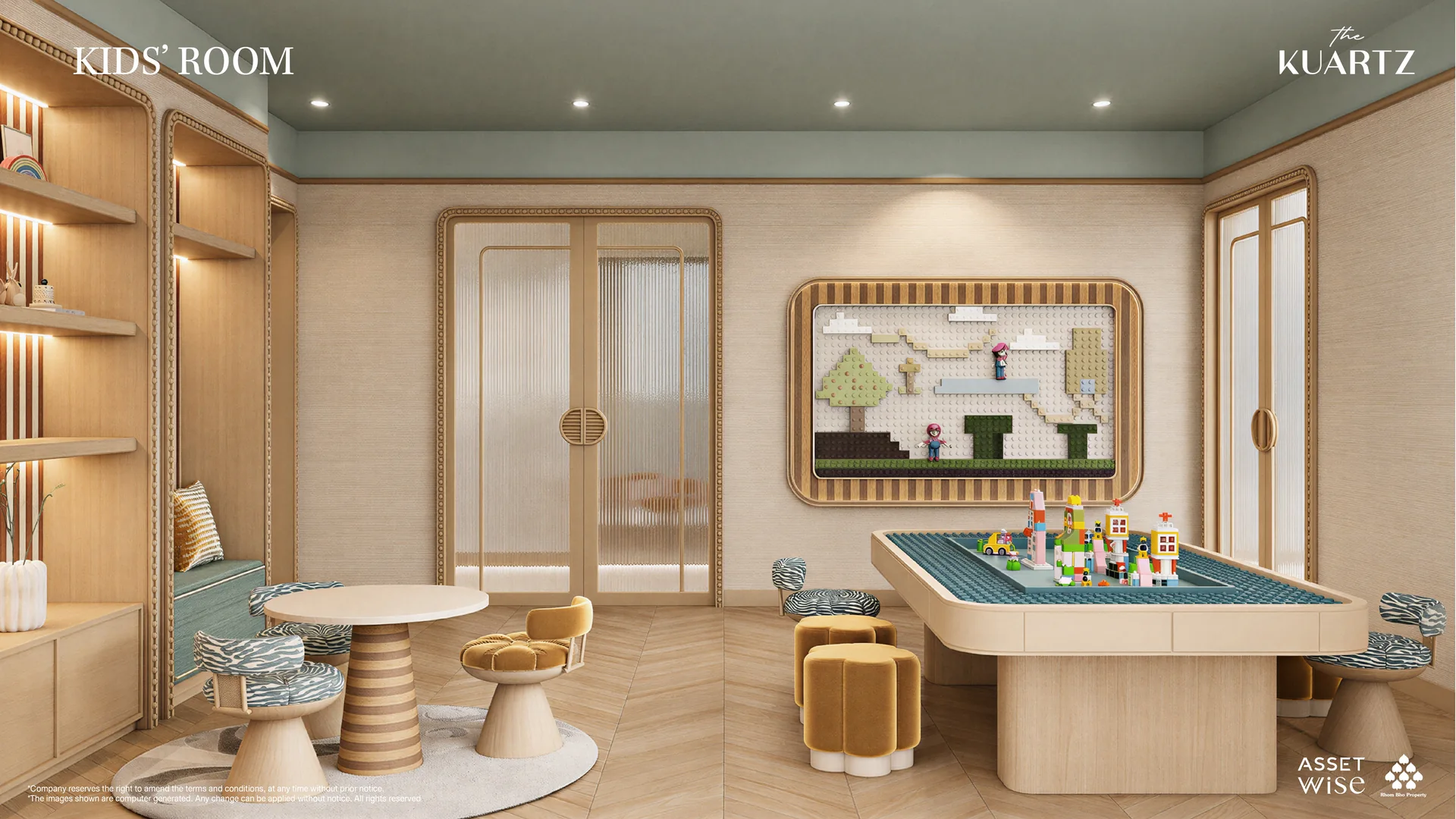 The Title Kuartz, Karon: children’s room (rendering)