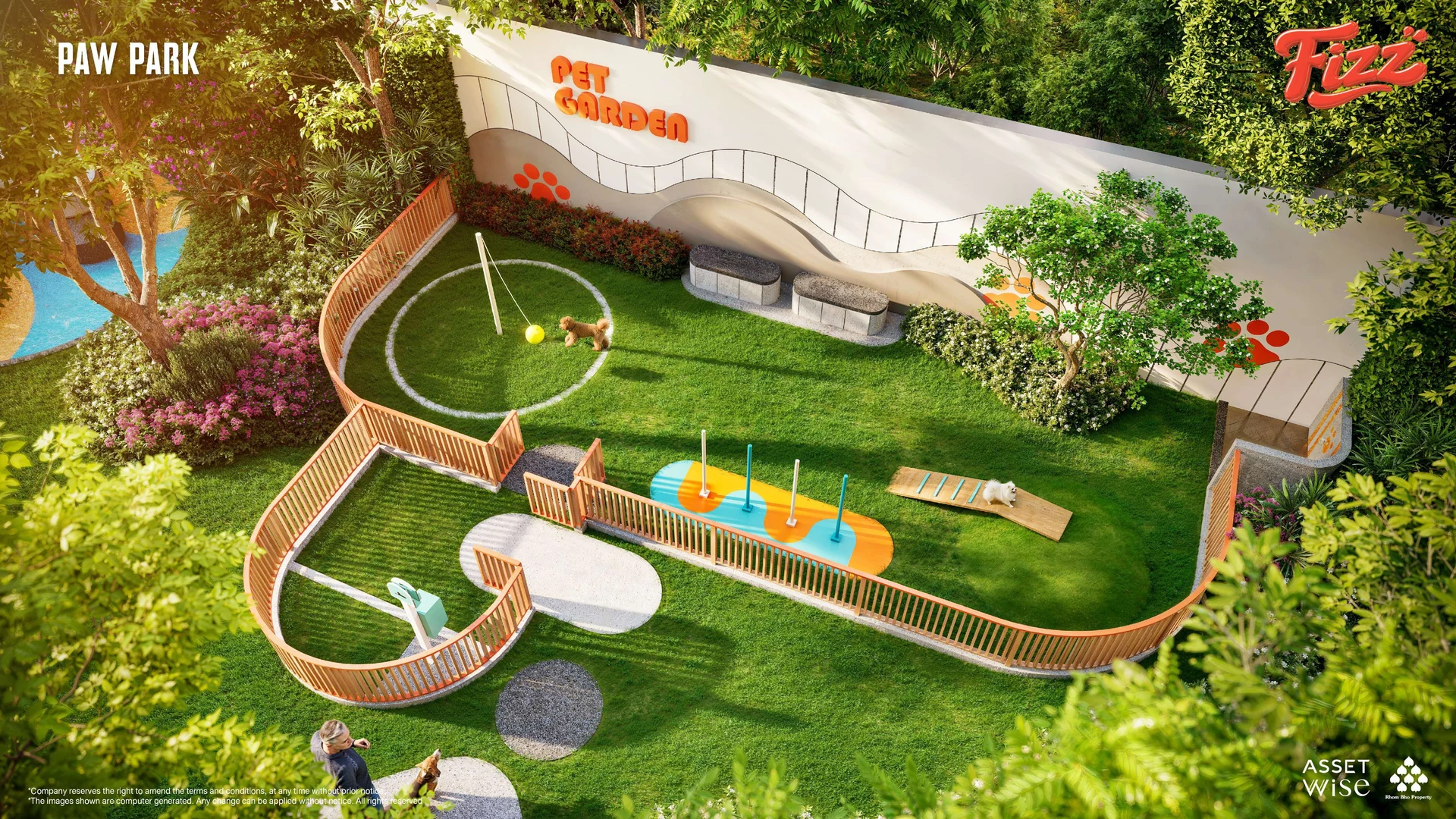 The Title Fizz Kata: pet-friendly Paw Park (rendering)